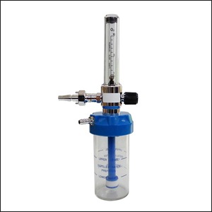Oxygen supply with attachable (flowmeter)