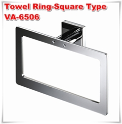 towel ring square type Luxury bathroom accessories Hotel and Home interior  Made in Korea
