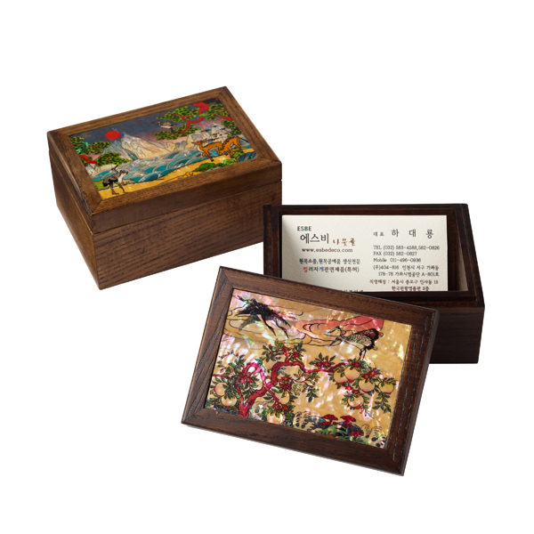 ash wooden name card box  Made in Korea