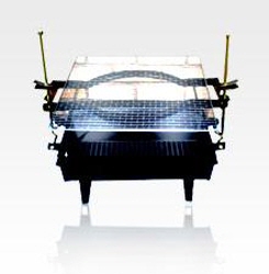 A Height-adjustable Charcoal Grill  Made in Korea