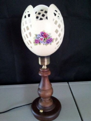 Ostrich Eggs LED Stand