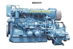 MARINE DIESEL ENGINE (M6D30)  Made in Korea