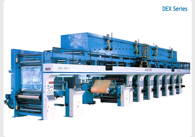 Roto Gravure Printing Machine(for heavy duty-materials)  Made in Korea