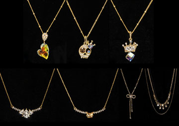 Fashion accessories Korea Rhinestone Necklace  Made in Korea