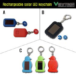 Solar LED Keychain  Made in Korea