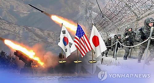 S. Korea, US, Japan defense officials discuss response to NK missile threat