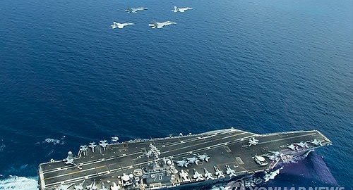 US Carl Vinson to arrive in S. Korea in mid-March for joint drills