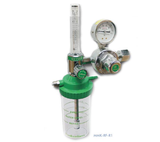 REGULATOR W/FLOWMETER & HUMIDIFIER Made in Korea