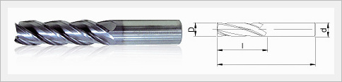 4F End Mill Made in Korea